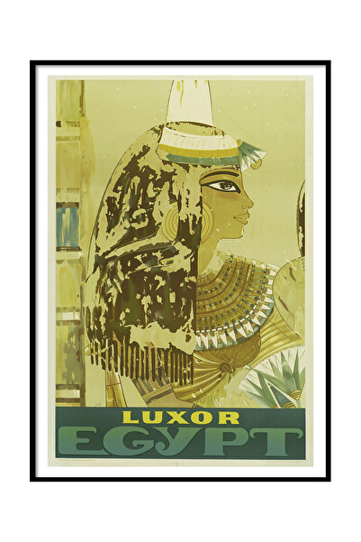 Beril Yamaç Design Studio Luxor Egipt Poster Vintage Reproducere Artă de poster vintage