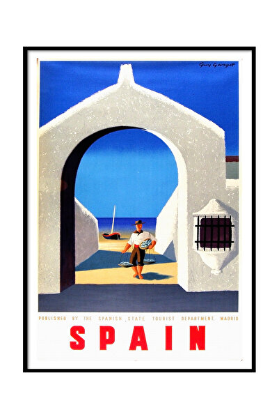 Beril Yamaç Design Studio Spania Spania Reproducere de poster vintage Artă de poster vintage