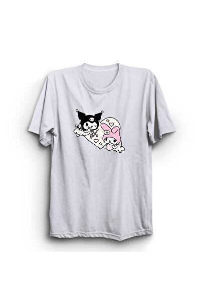 The Fame Μπλουζάκι Kuromi and Kitty, Καρδιά, Καρδιά