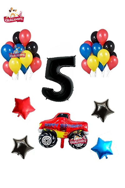 Bkmc Ралі-автомобіль 5 років Фольгований кольоровий набір для вечірки