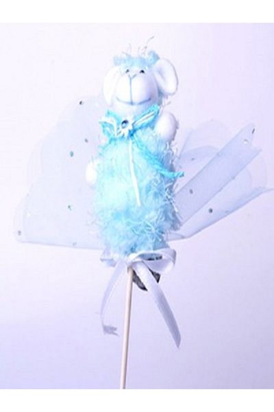 Kazanabil BABY CANDY WITH PULLED TOWELLAN STICK SHEEP BLUE