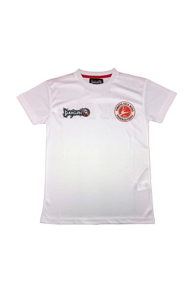 Dragondo Giftoom Sports- Τουρκία Kick Boxing Federation Κεντημένο Kick Boxing Λευκό T-shirt