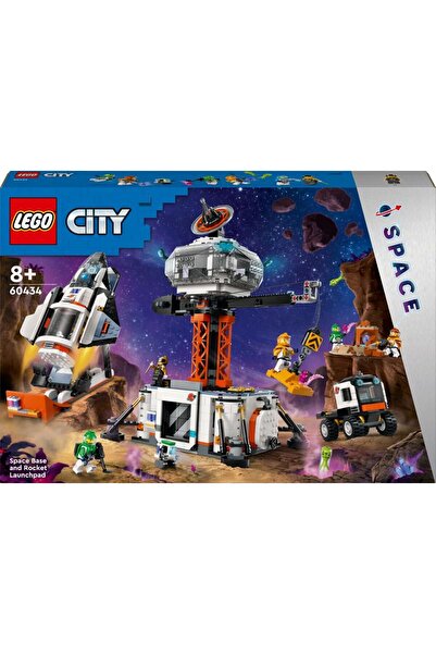 LEGO قاعدة فضائية للمدينة ومصباح إطلاق الصواريخ 60434
