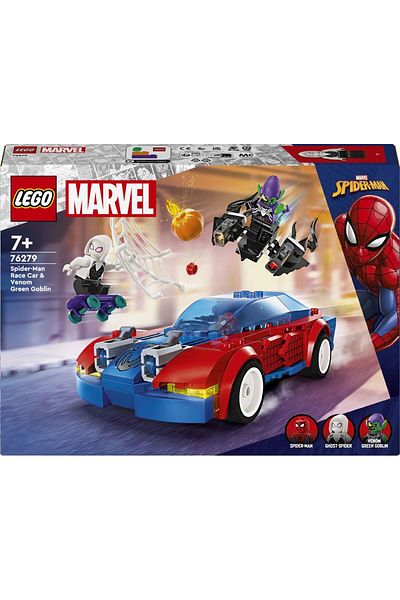 LEGO Marvel Spider-Man Race Car and Venom Green Goblin 76279