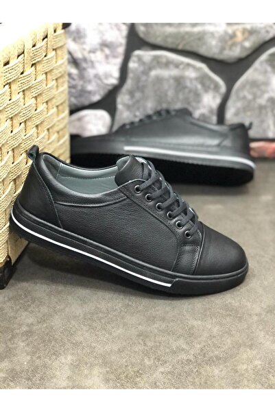 UMUT AYAKKABI Genuine Leather Full Orthopedic Men's Shoes