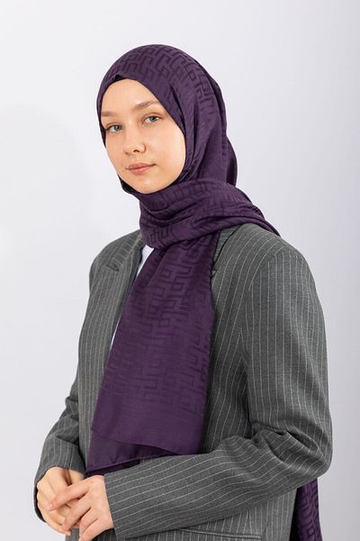 hijabchi Γεωμετρικό Σχέδιο Ζακάρ