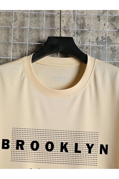 MOONBULL Ανδρικό μπλουζάκι Brooklyn NewYork Oversize