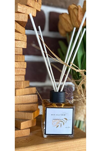 MorVilla Amber Kokulu Çubuklu Oda Kokusu,Esansiyel Uçucu Yağ 100ml