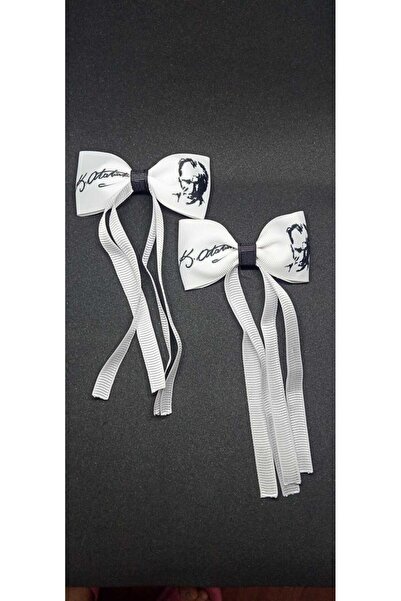 shopland Ataturk Themed Striped Handmade Bow Buckle (1 PC)