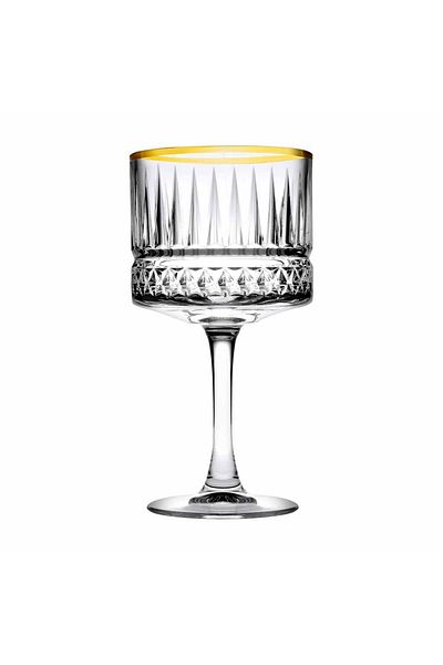 Paşabahçe Elysia Golden Touch Cocktail Glass 500 cc, 4 Pieces