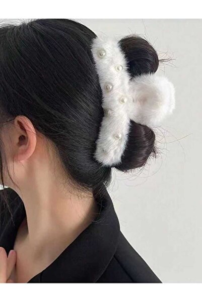 zyc Cataramă cu zăvor de pluș perlat de mărime mare 12 cm