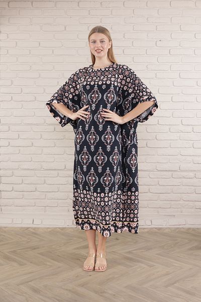 mervemoda ΓΥΝΑΙΚΕΙΟ ΦΟΡΕΜΑ ΥΦΑΣΜΑΤΟΣ ΒΙΣΚΟΜΗΣ ΜΕ ΣΧΕΔΙΟ