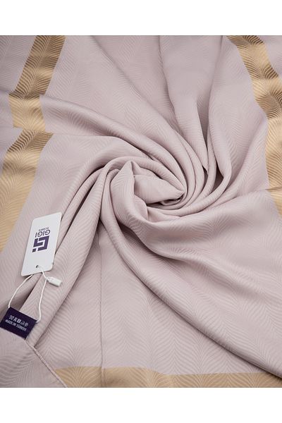 Scarf Gi Luxury Jacquard Shawl - 1 - Ανοιχτή πούδρα -