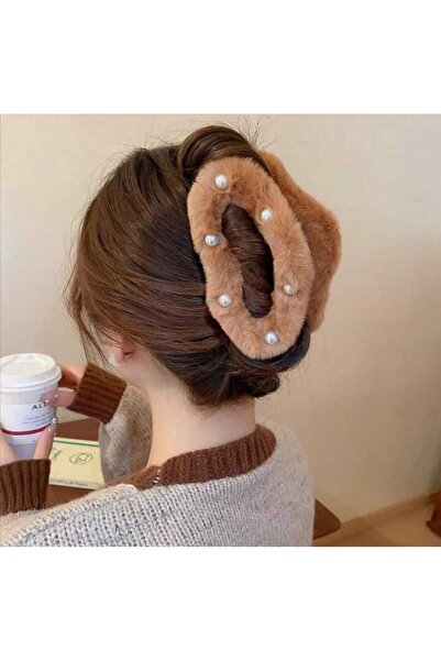 zyc Cataramă de pluș mare cu perle 13 cm