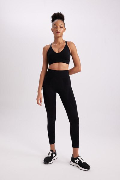 DeFacto DeFactoFit Seamless Waist Hugging Seamless Sports Tights