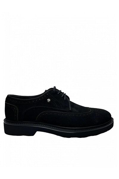 Pierre Cardin 241041   Μαύρα Suede Classic Ανδρικά Casual Παπούτσια