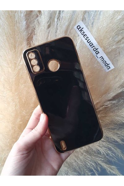 Aksesuarda Moda جراب TECNO SPARK 6 GO متوافق مع القطع بالليزر باللون الذهبي