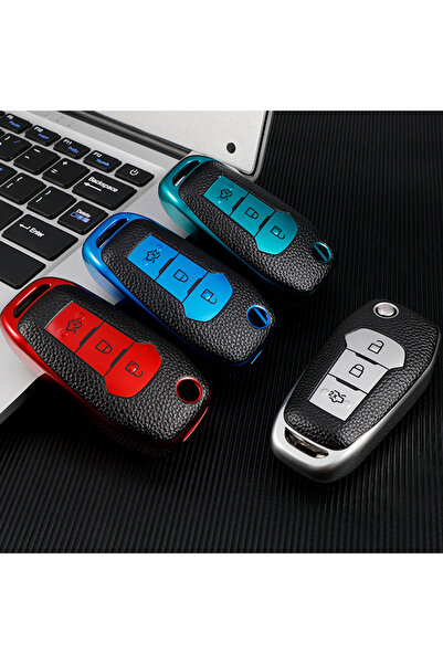 AYCANSTORE Husă TPU pentru telecomandă Ford Switchblade cu 3 butoane (verde)