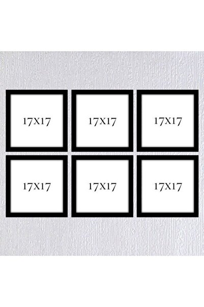 AS TİCARET Six-Piece 17x17 Frame (No Poster) - Bos1020