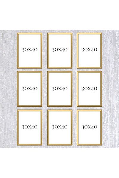 AS TİCARET Nine 30x40 Frame (No Poster) - Bos1026