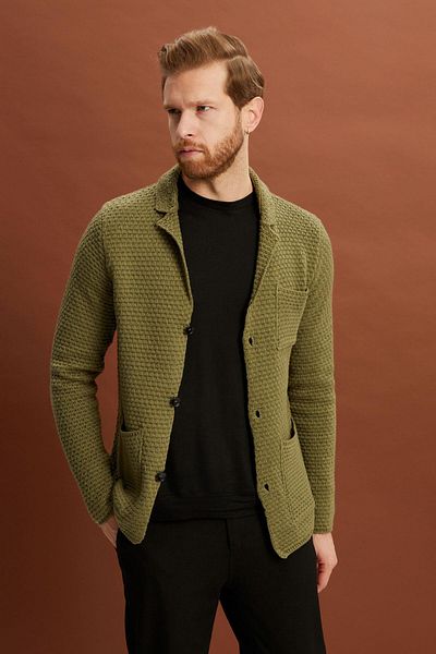 ALEXANDERGARDI Buttoned Knitwear Cardigan (E22-5715)