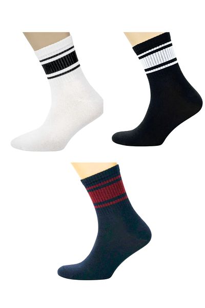 socksbox 6 ζεύγη κυκλικές κάλτσες χωρίς ραφές γυναικών-ανδρών τένις Αθλητικό περπάτημα τρέξιμο κολεγιακές κάλτσες/Unisex/37-43