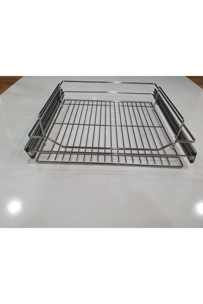 YILDIZAKS Telescopic Rail Metal Wire Drawer Basket 55cm