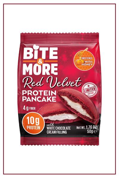 bite & more Bite & More Protein Pancake / Proteinli Pankek 50 gram Red Velvet