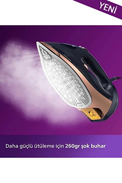 Philips Buharlı Ütü Dst7510/80 Azur 7500 Serisi Efsane Gc4909/60 Yenilendi, Şimdi 3200w 491Bseri