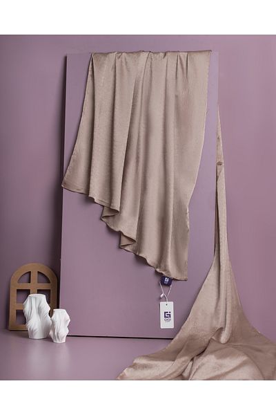 Scarf Σάλι Lycra Jan Jan - Milk Coffee -
