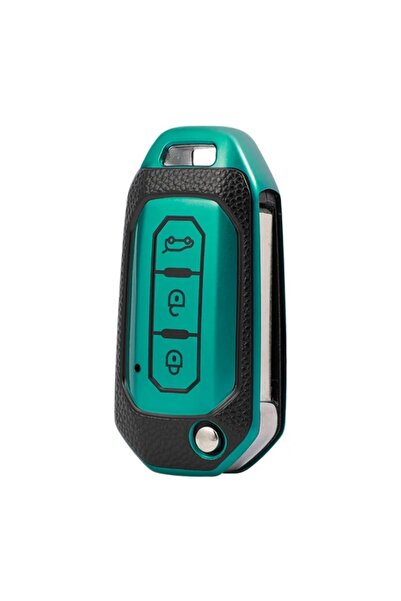 AYCANSTORE Husă TPU pentru telecomandă Ford Switchblade cu 3 butoane (verde)