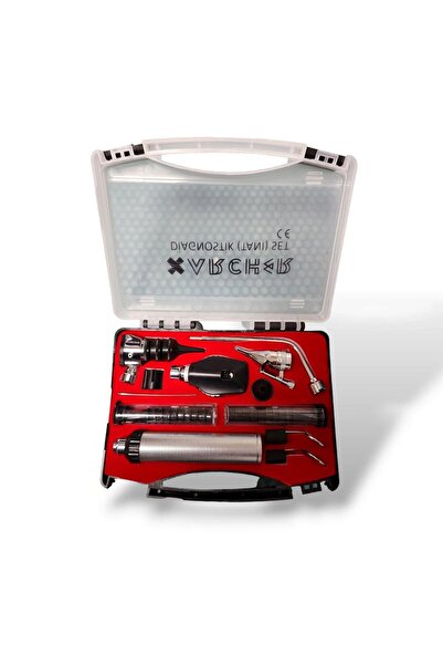 ARCHER Lüx Diagnostik Set Ent Otoskop-Oftalmaskop Set