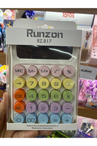 TAROS KIRTASİYE süslü tuşlu klavye görünümlü hesap makinası