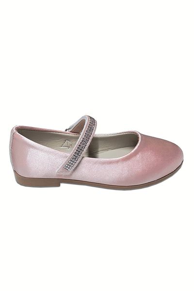 welissa Rochie de seara din satin pudra din piatra balerini ortopedici pentru fete