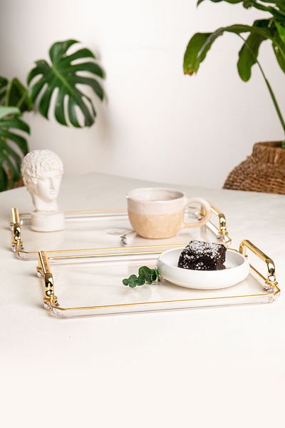 netteucuzluk 2-Piece Tray Home Decoration - Tableware and Kitchen