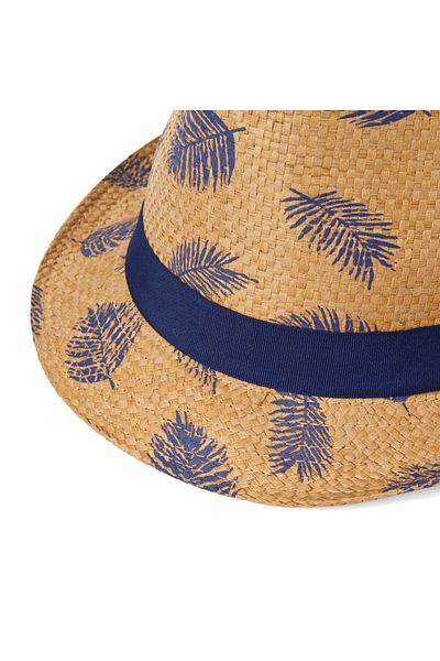 Michael Heinen Trilby mit Blumenmuster, modisch im Sommer