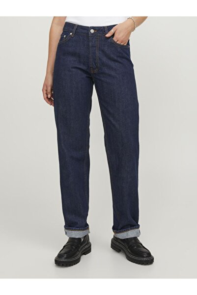 JJXX Women's jeans Jxseoul Cr3016 SVG Dnm straight MW, dark blue, size 27/32