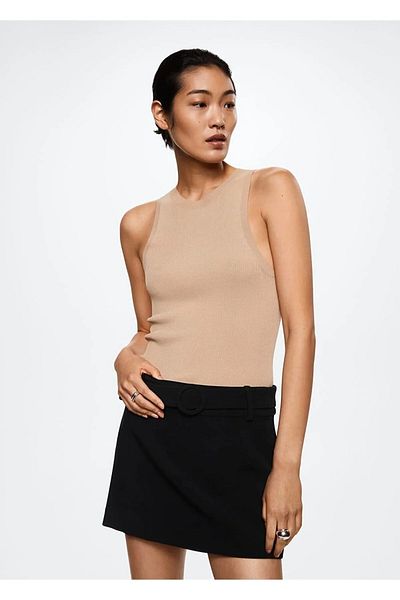 MANGO Black Women's Skirt 37065927