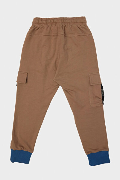 Nebbati Boy's Brown Sweatpants 23PFWNB3212