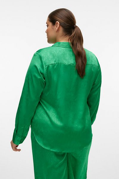 Veromoda Curve VMCCRISTI L/S ÜBERGRÖSSE HEMD WVN GA CUR