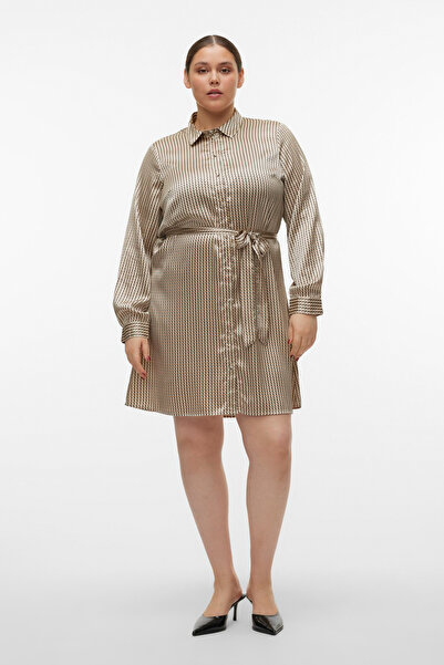 Veromoda Curve VMCGAYA L/S ΑΒΚ ΠΟΥΚΑΜΙΣΟ ΦΟΡΕΜΑ WVN BTQ CUR