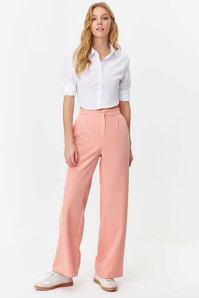Trendyol Collection Φαρδύ παντελόνι Dusty Rose TWOAW22PL0139