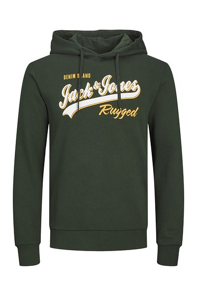 Jack & Jones Kapuzensweatshirt Logo2 Col Kapuze ile Kapüşonlu Üst