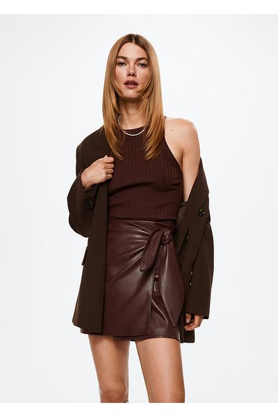 MANGO Woman Claret Red Γυναικεία Φούστα για Ενήλικες37035130
