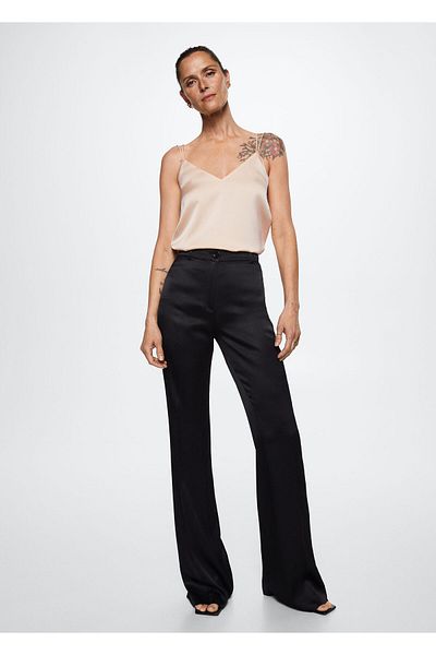 MANGO Woman Naturalny stanik damski