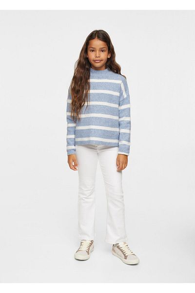 MANGO Kids Hanorac pentru fete albastru cer 37026304