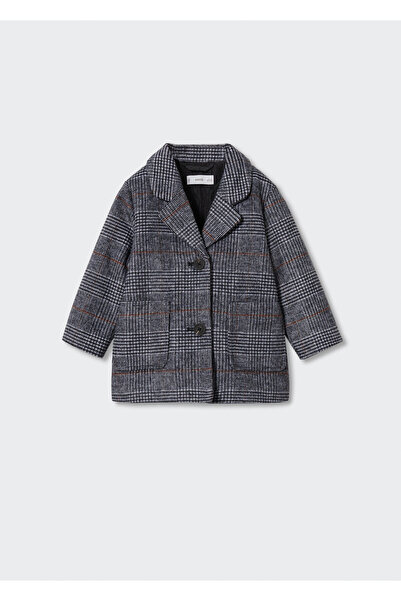 MANGO Baby Γκρι παλτό για κοριτσάκι37035908