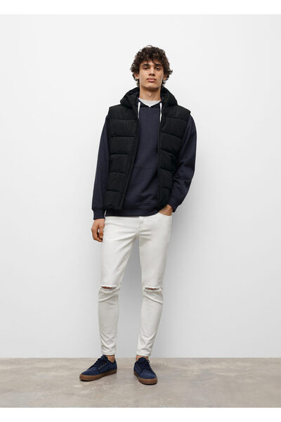 MANGO Kids Schwarze Weste für Jungen