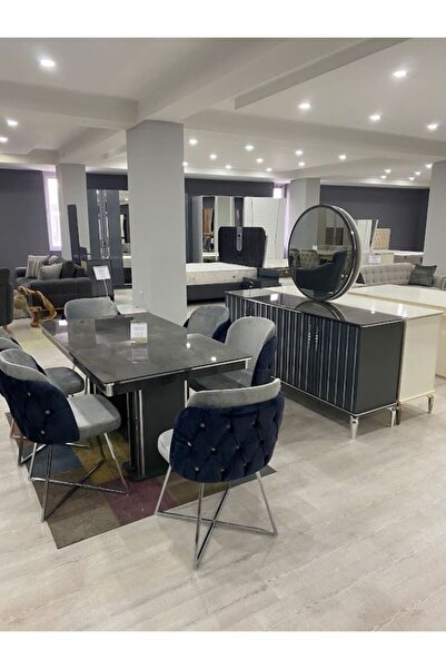 DİLA'S HOME MOBİLYA ANTRESİT YEMEK ODASI