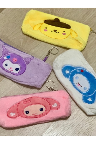 Meyra Accessories 1 bucă drăguț de pluș kuromi cinnamoroll melody li suport pentru stilou cadou multicolor